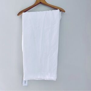 Calvin Klein Woman Modern Essentials Linen Blend Pants White 24W